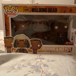 Funky pop AMC walking dead Michonne & her pets